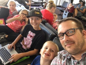 Kids, airport, bliss